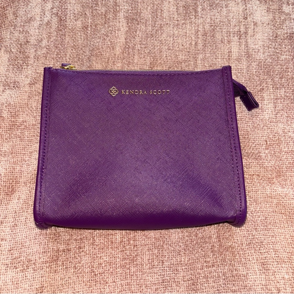 Kendra Scott Makeup Bag Pouch Purple